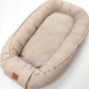 Babynest Waffel Hellbeige