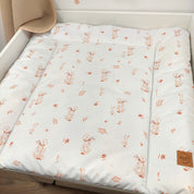 Wasserdichte Wickelauflage Beige Gänse