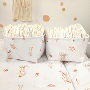 Wasserdichte Wickelauflage Beige Gänse