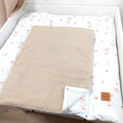 Wasserdichte Wickelauflage Beige Gänse