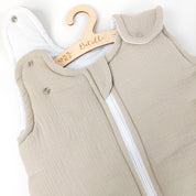 Baby Schlafsack Musselin Beige