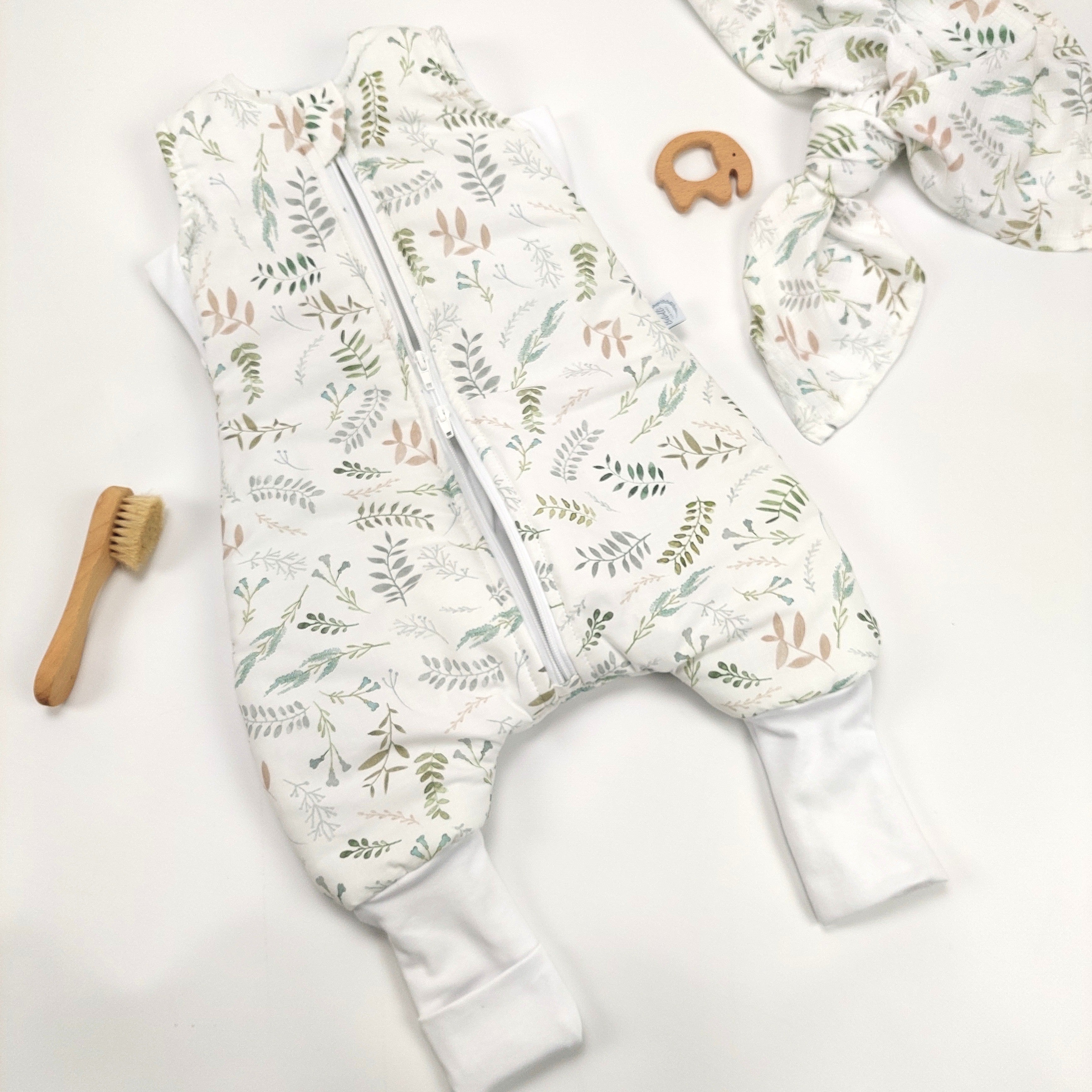 Baby Schlafsack mit Füßen Floral – Betulli