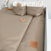 Wasserabweisende Wickelauflage Dunkelbeige Mocha mousse