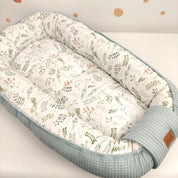 Babynest Waffel Salbei Wiese