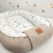 Babynest Waffel Hellbeige Boho