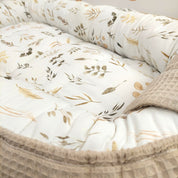 Babynest Waffel Hellbeige Boho