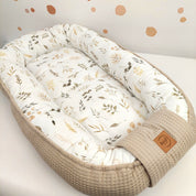 Babynest Waffel Hellbeige Boho