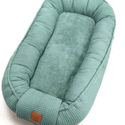 Babynest Waffel Altgrün