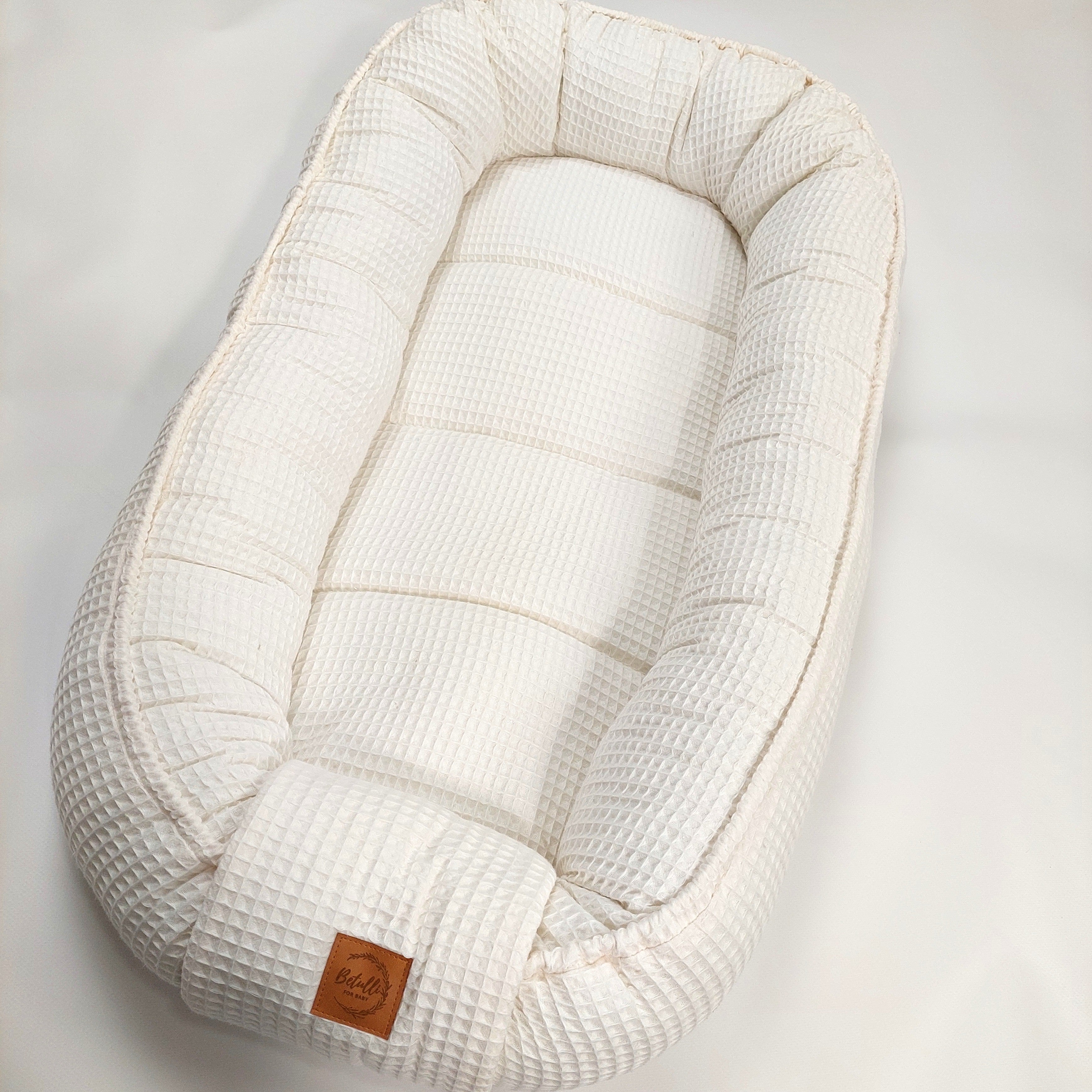 Babynest Waffel Weiße Creme