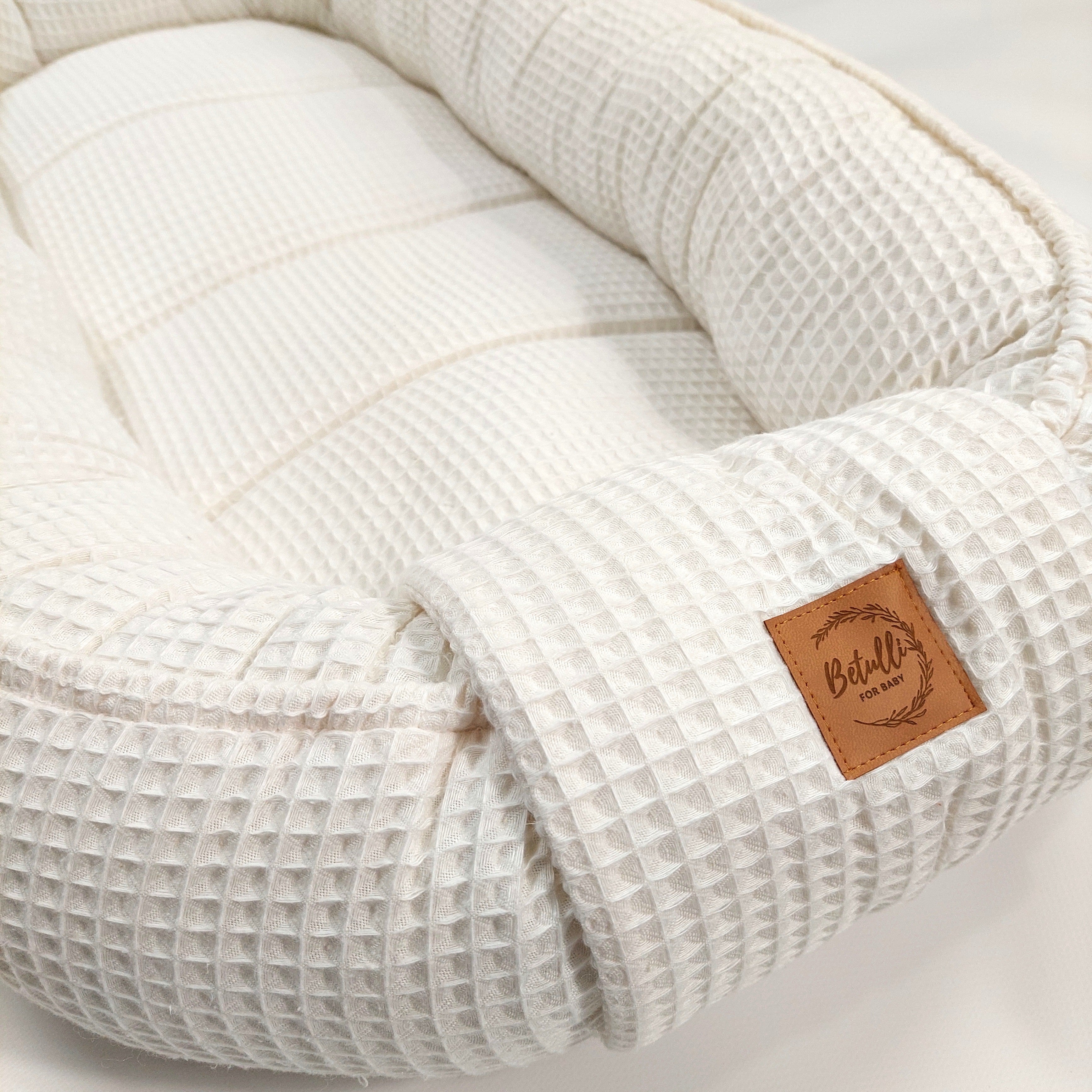 Babynest Waffel Weiße Creme