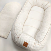 Babynest Waffel Weiße Creme