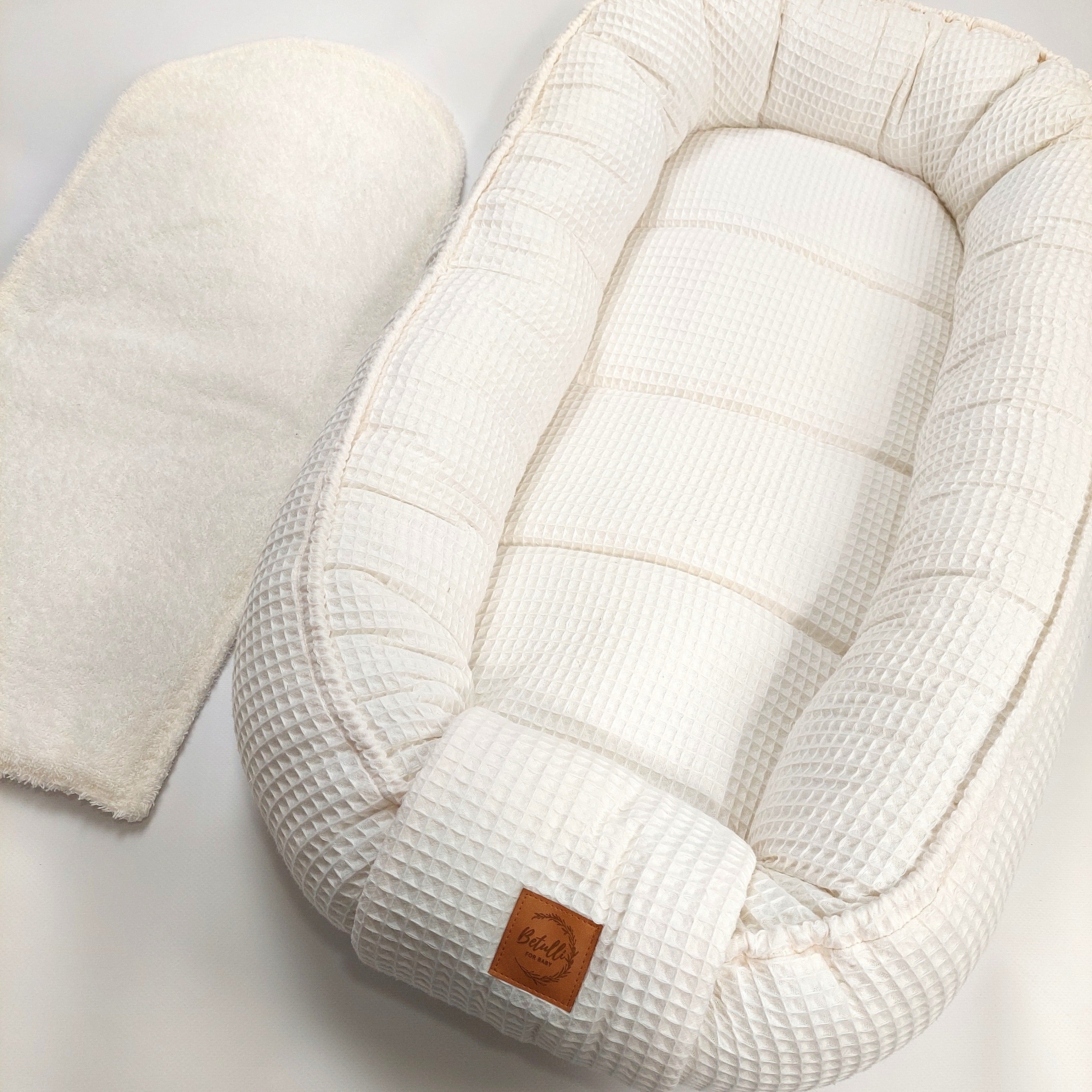 Babynest Waffel Weiße Creme