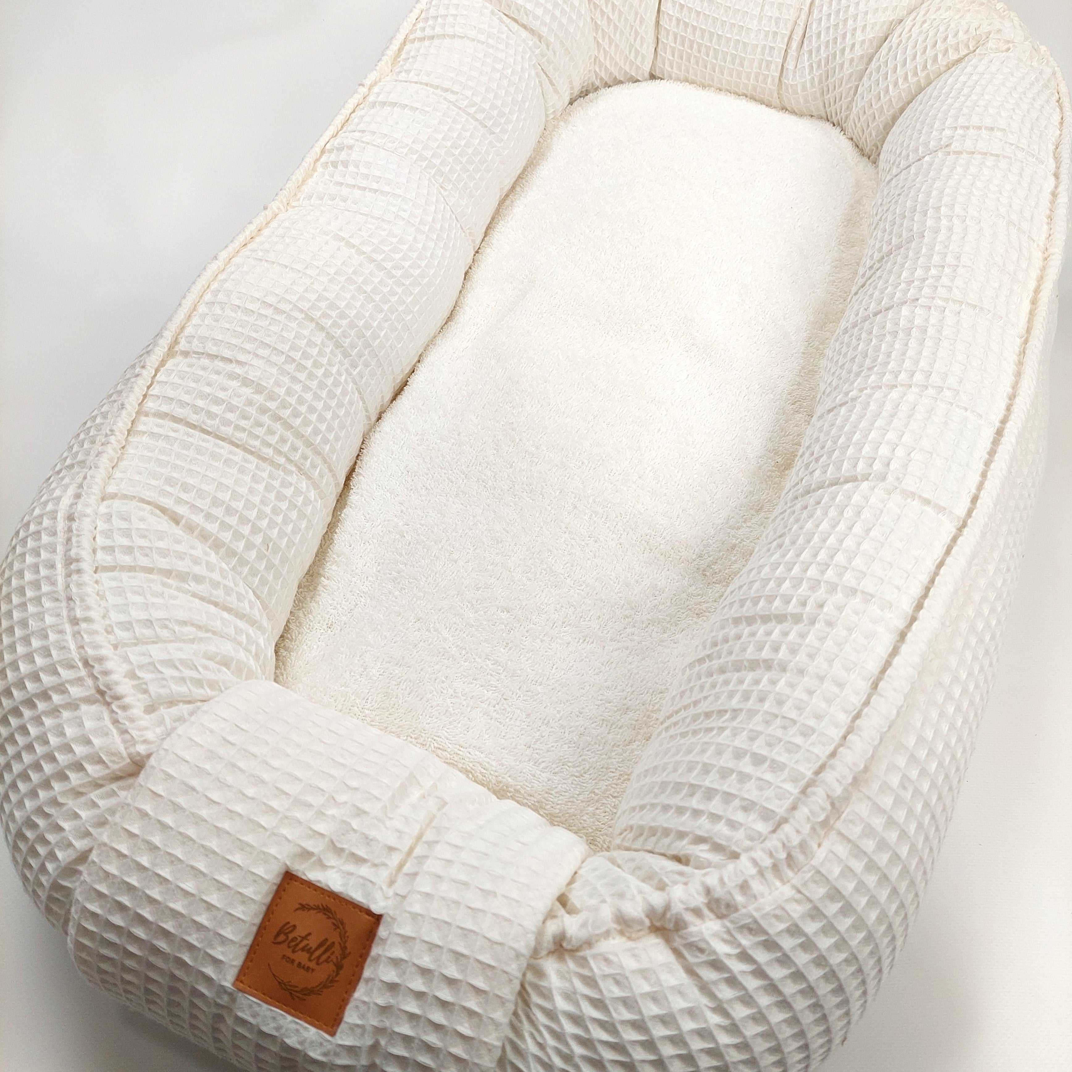 Babynest Waffel Weiße Creme