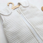 Baby Schlafsack Waffel Weiße Creme