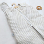 Baby Schlafsack Waffel Weiße Creme