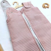 Baby Schlafsack Waffel Puderrosa