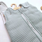 Baby Schlafsack Waffel Salbei Mint