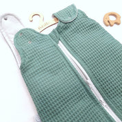 Baby Schlafsack Waffel Altgrün