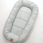 Babynest Waffel Salbei Mint