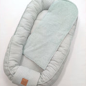Babynest Waffel Salbei Mint