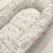 Babynest Waffel Salbei Floral