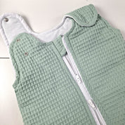 Baby Schlafsack Waffel Salbeigrün