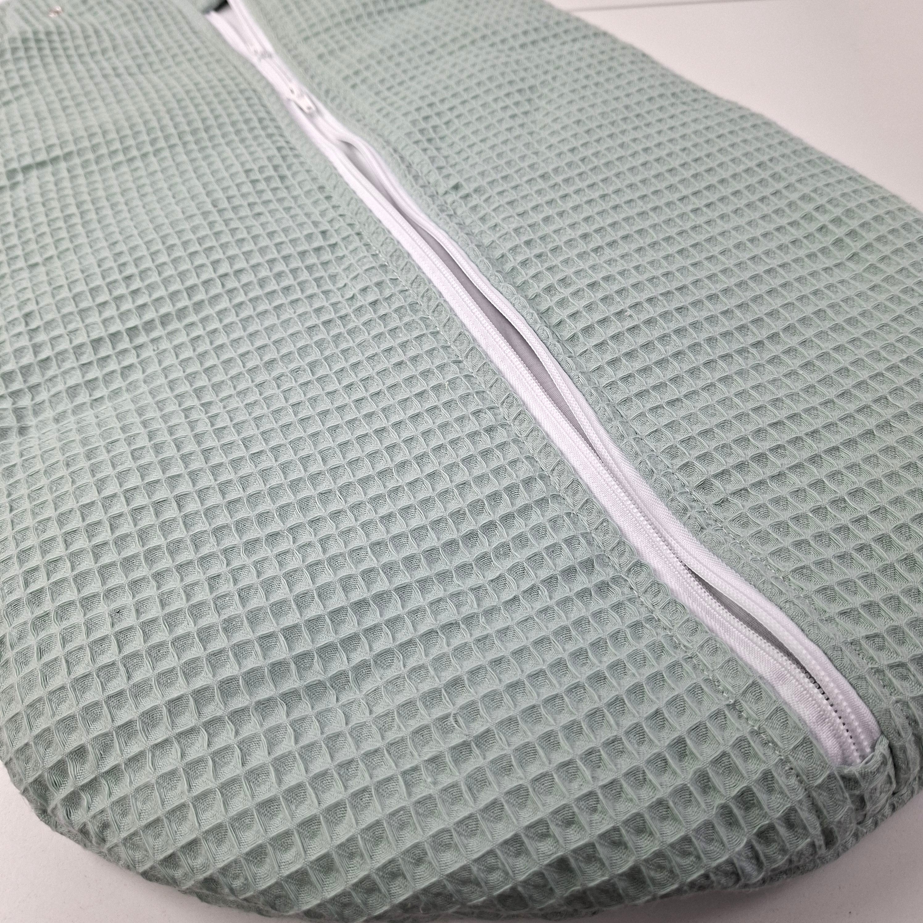 Baby Schlafsack Waffel Salbeigrün
