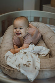 Babynest Waffel Hellbeige