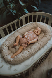 Babynest Waffel Hellbeige