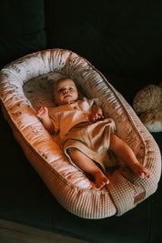 Babynest Waffel Hellbeige Boho
