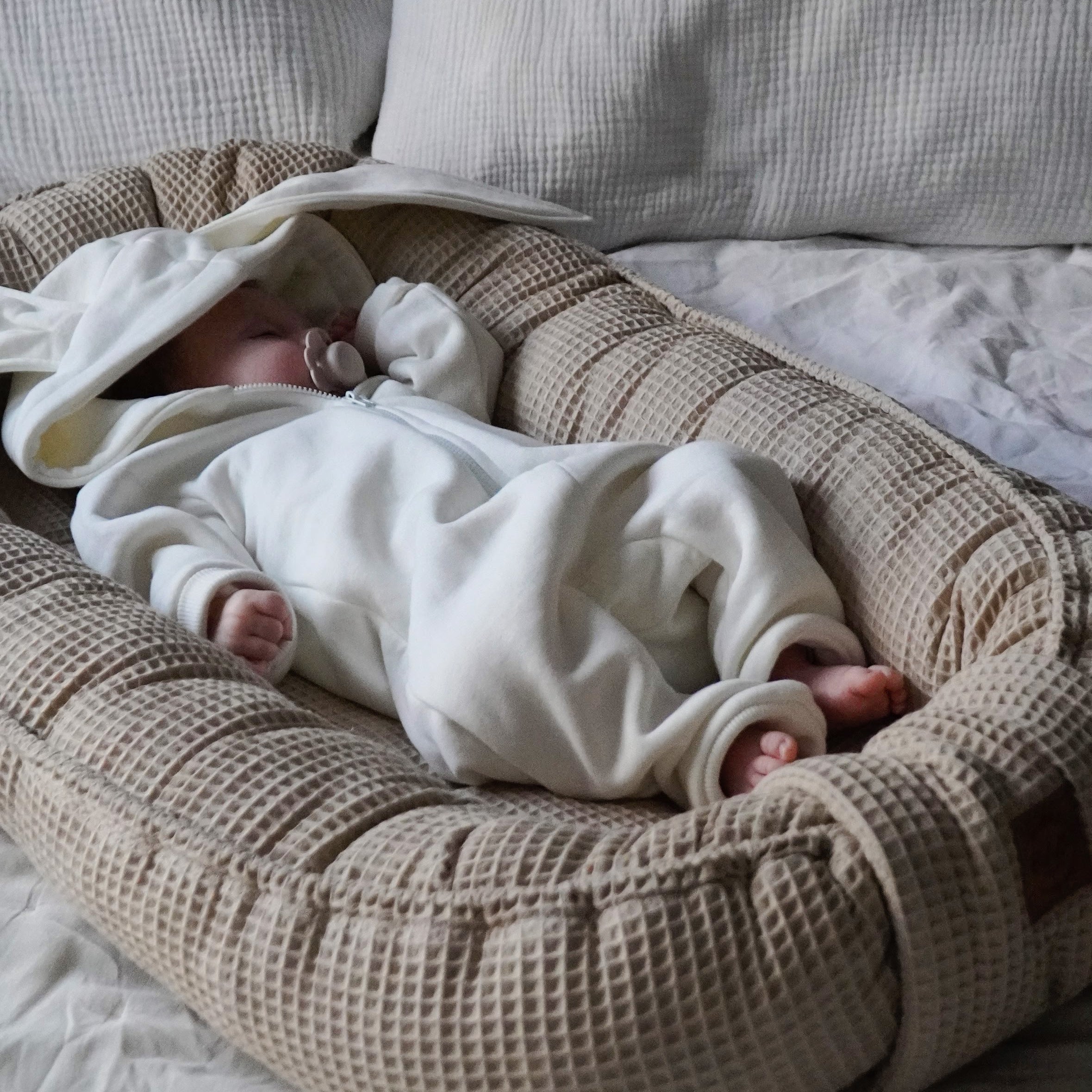 schlafsack musselin 130 Baby Schlafsack Musselin Beige – Betulli
