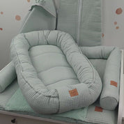 Baby Schlafsack Waffel Salbei Mint