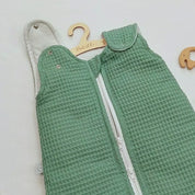 Baby Schlafsack Waffel Altgrün