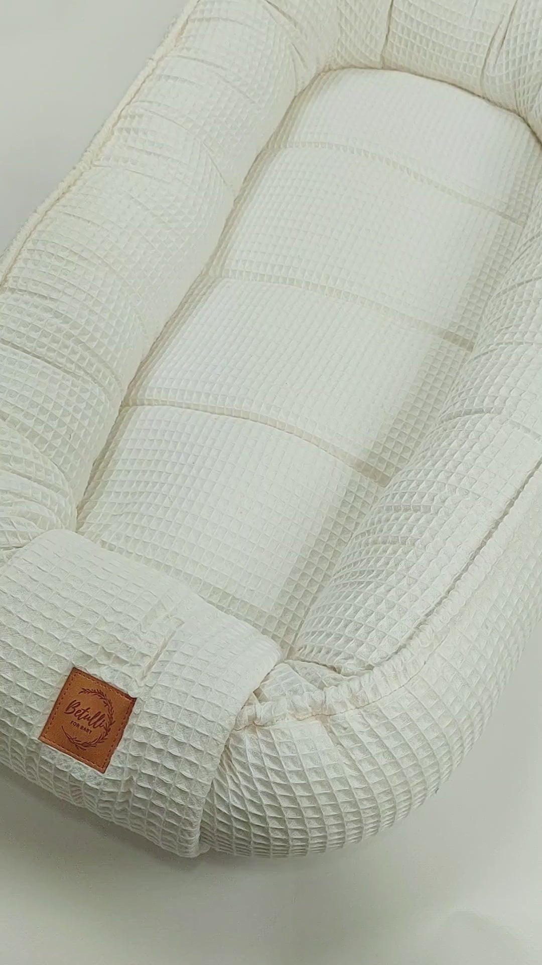 Babynest Waffel Weiße Creme