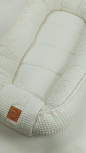 Babynest Waffel Weiße Creme