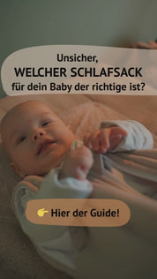 Baby Schlafsack Musselin Beige