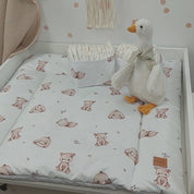 Wasserdichte Wickelauflage Beige Teddybären