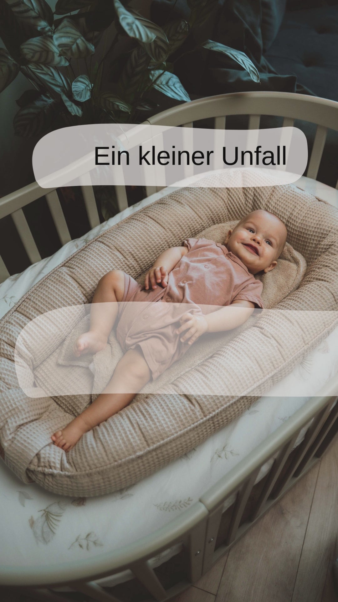 Babynest Waffel Hellbeige